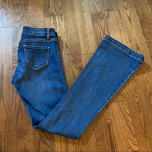 💥5/$25 Black  Lexxury flared blue jeans‎ 70’s vibe